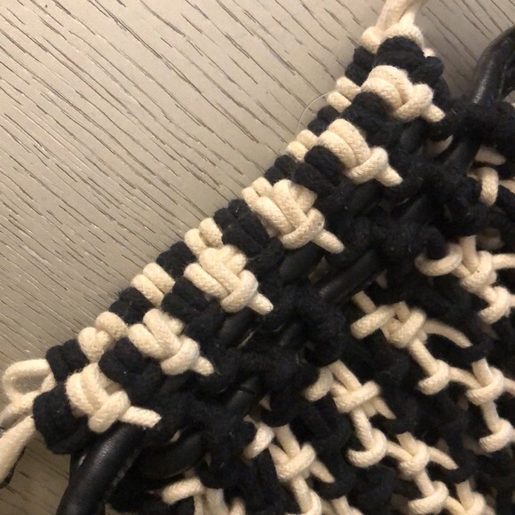 Clare V. Los Ángeles Stylish Black and White Women's Bag - Picture 14 of 14